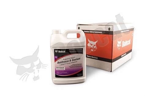 bobcat coolant substitute for skid steer|propylene glycol antifreeze bobcat.